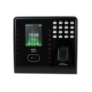 Reloj checador y lector de rostro ZKTeco SIlkBio-100TC.